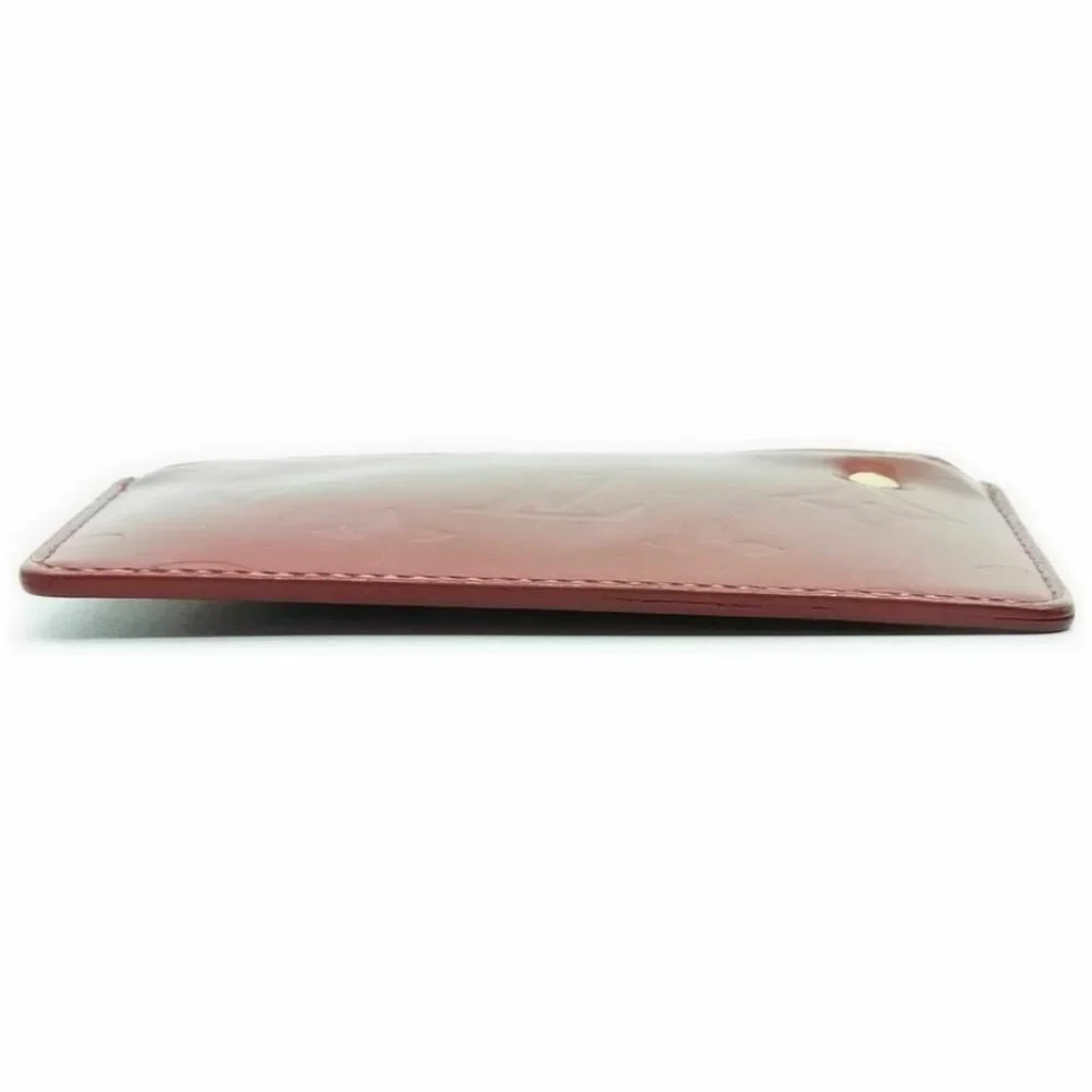 Louis Vuitton Red Monogram Vernis Key Pouch Pochet